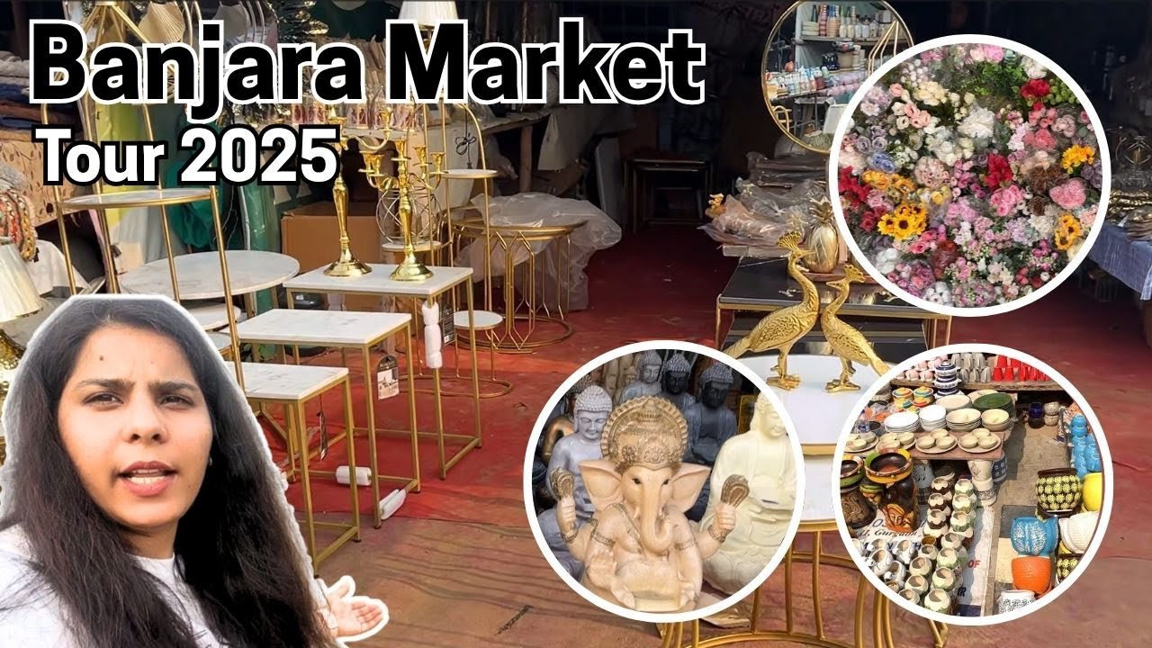 Banjara Market Gurgaon 2025 || Sec 70 || Home Decor at unbelievable Prices! Full Tour + Bargain Tips