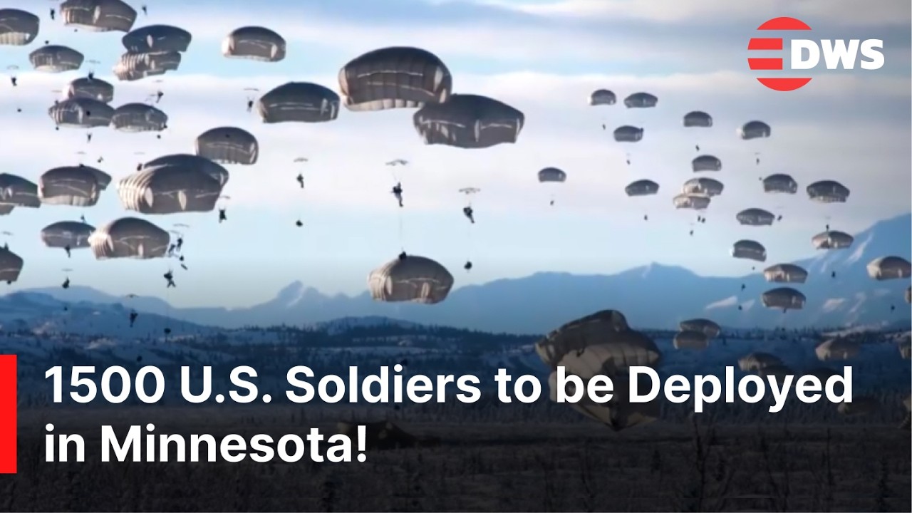 BREAKING: Pentagon Orders 1,500 Soldiers to Standby Amid Minnesota Protests | DWS News | AC1Z