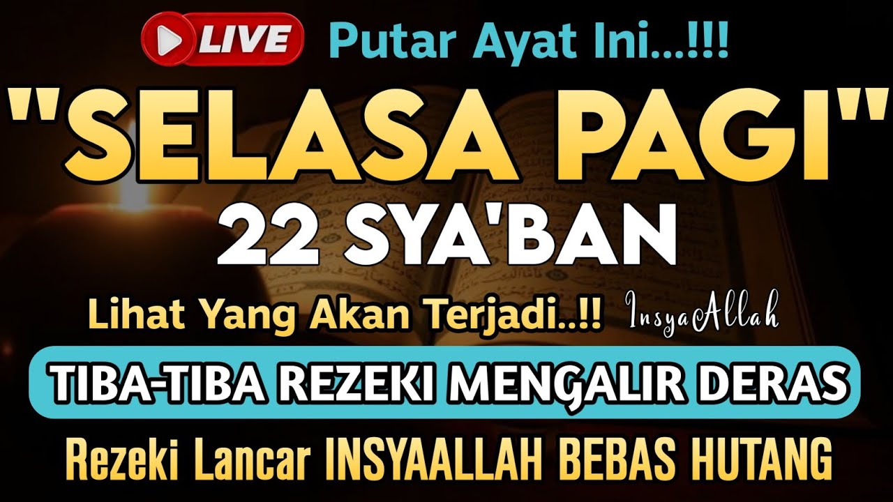 🔴LANGSUNG DIKABULKAN..‼️CUKUP PUTAR SEKALI DAN DENGARKAN, 100 RIBU MALAIKAT TURUN | REZEKI LANCAR