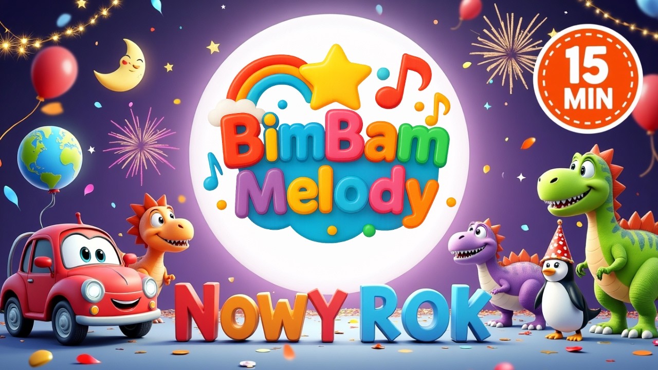 Sylwestrowa Impreza dla Dzieci! 🎈 Tańce i Zabawa (15 min) | BimBam Melody