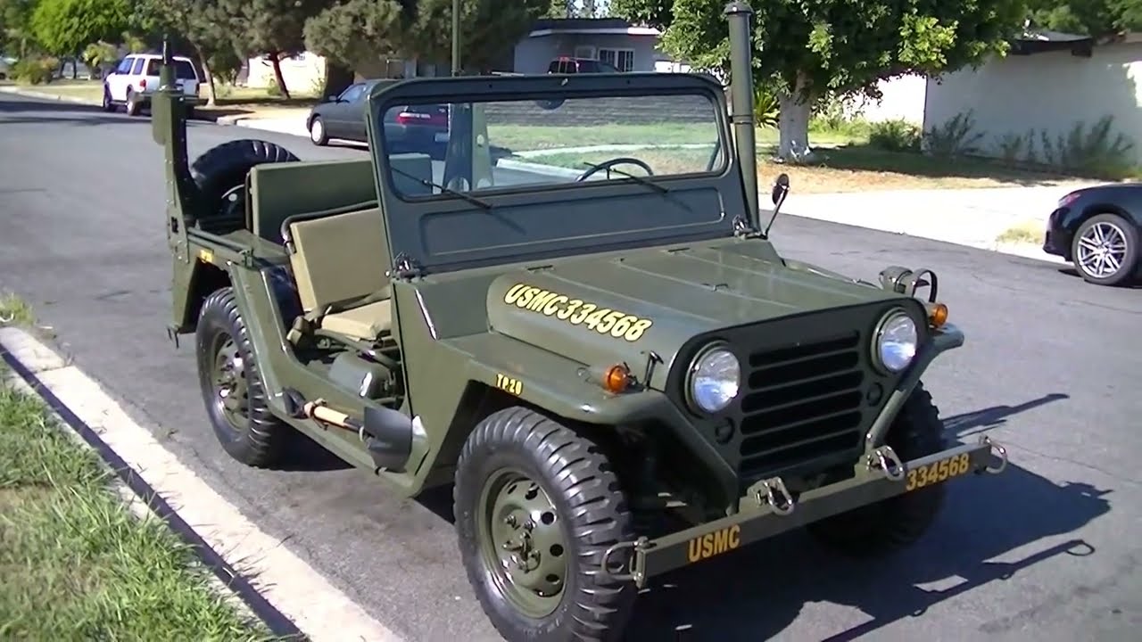 M151A1 Mutt 1968 24 volt Jeep Military Vehicle m151 a1