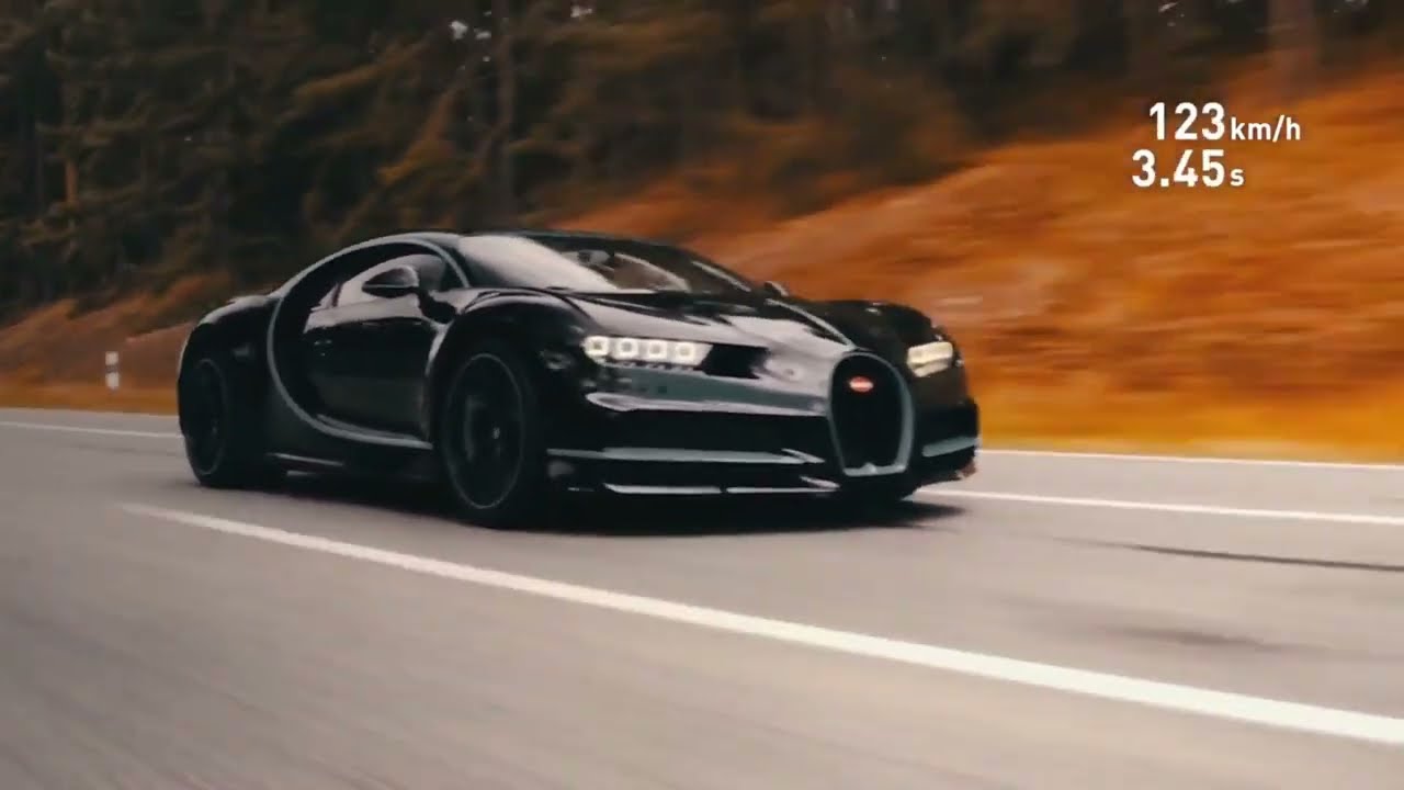 BUGATTI CHIRON A MÁXIMA POTENCIA 400 km/h MÚSICA Y TOMAS EPICAS DE LA COLECCIÓN
