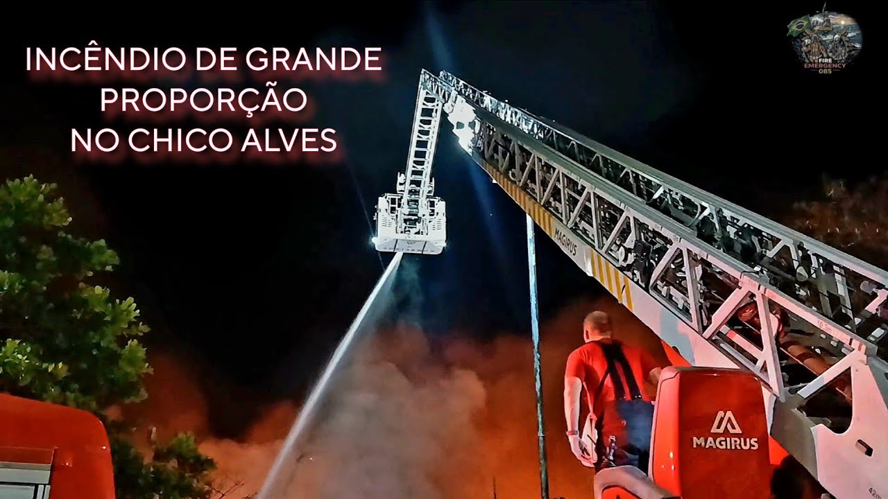 🚨 OCORRÊNCIA REAL: Incêndio Grande no Chico Sucata — Mobilização e Deslocamento de Viaturas | Pt.1