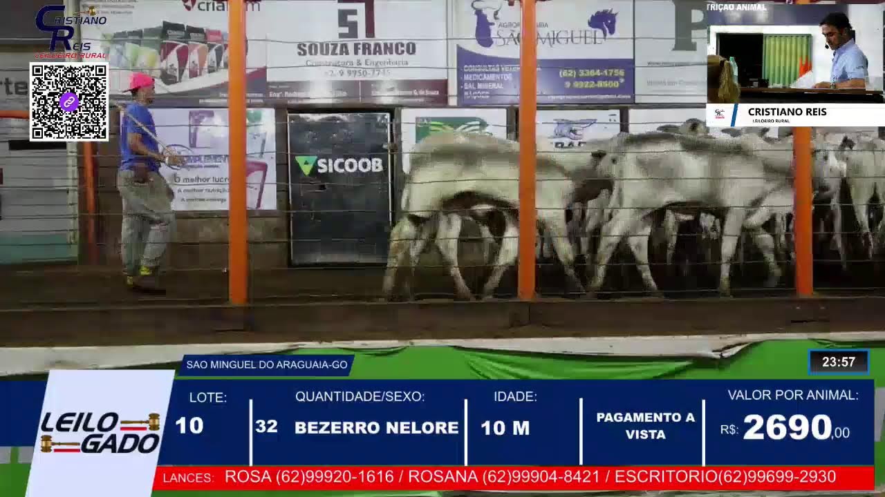 LEILÃO DA LEILOGADO  EM SÃO MIGUEL DO ARAGUAIA - GO 22/01/2026 | LEILÃO AO VIVO.