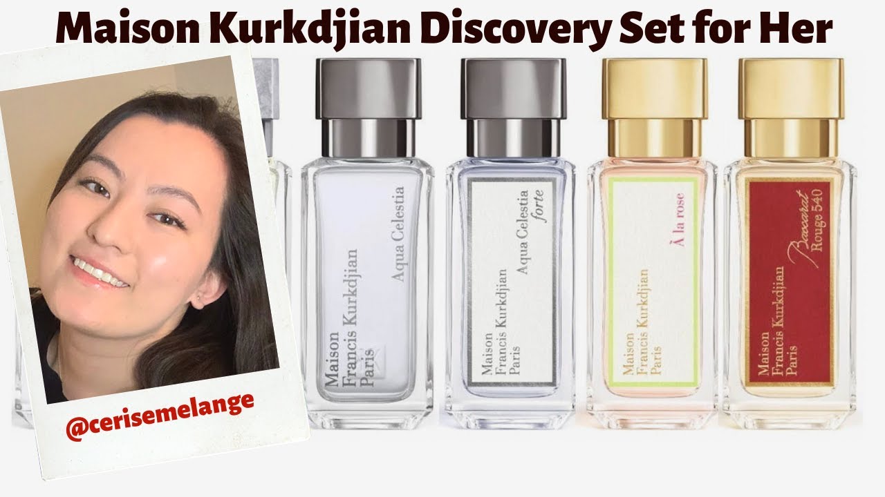 Maison Kurkdjian Discovery Set (Unboxing) | Baccarat Rouge, Gentle Fluidity, OUD Silk, Amyris Femme
