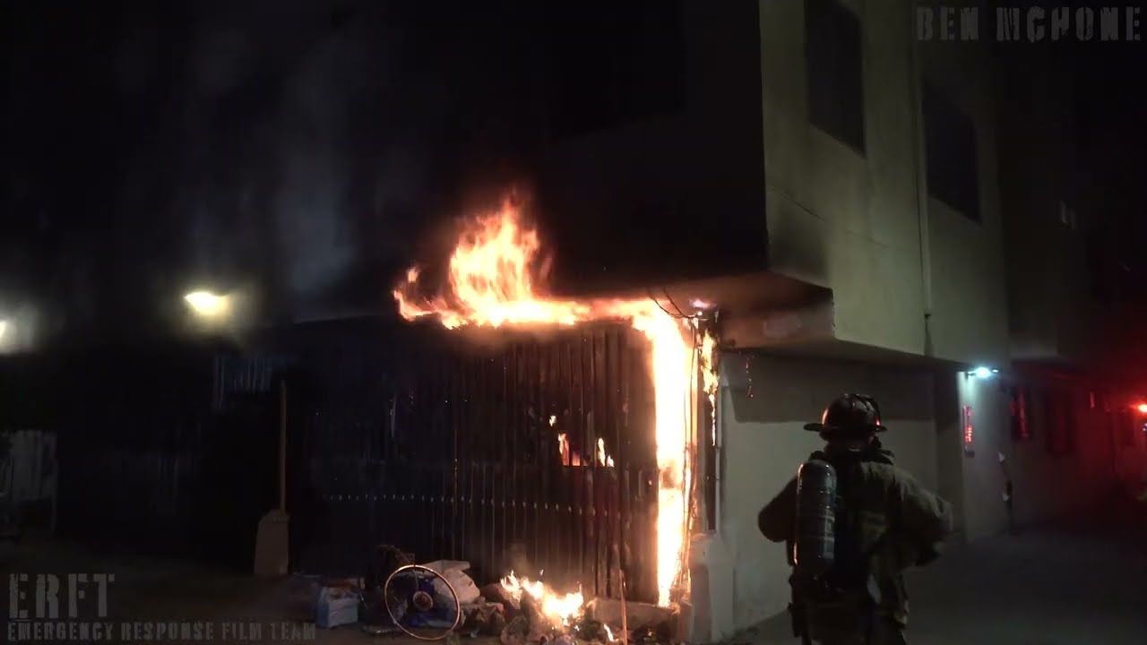 Garage Nearly Burns Down Apartments in Los Angeles [4K]