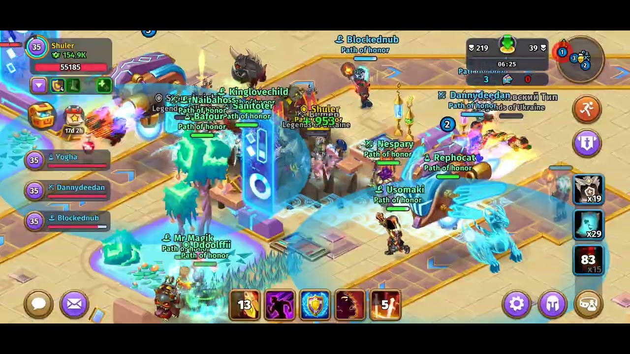Skylore - Guardian pvp | GvG tournament | Big damage