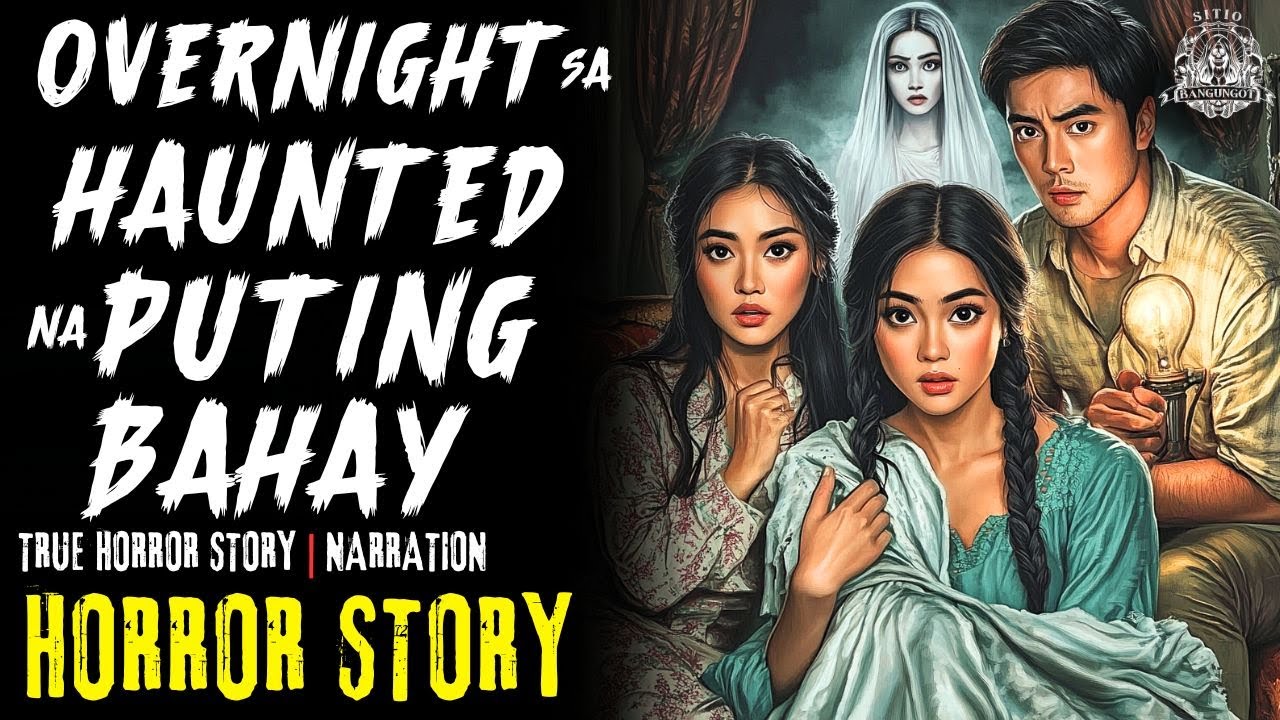 HORROR STORY | OVERNIGHT SA HAUNTED NA PUTING BAHAY | Tagalog Horror Stories