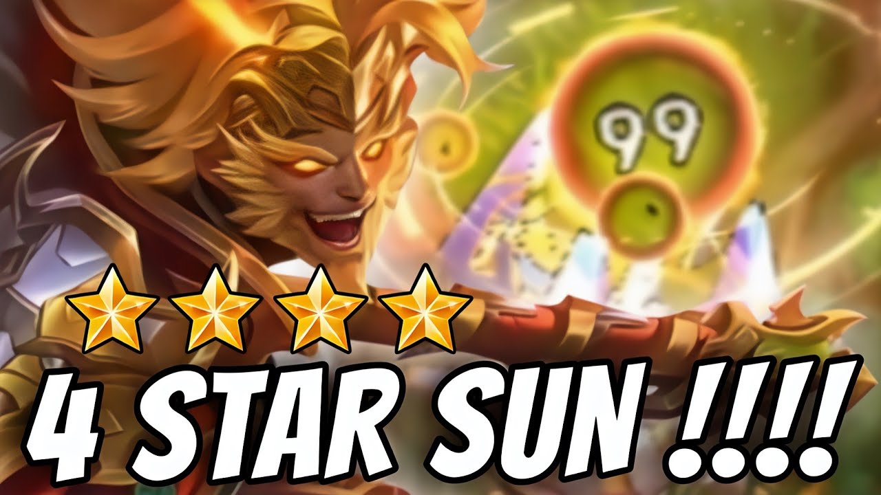 RISING DAWN ERUDITIO FULL 99 STACKS!! 4 STAR SUN!! MAGIC CHESS GO GO 