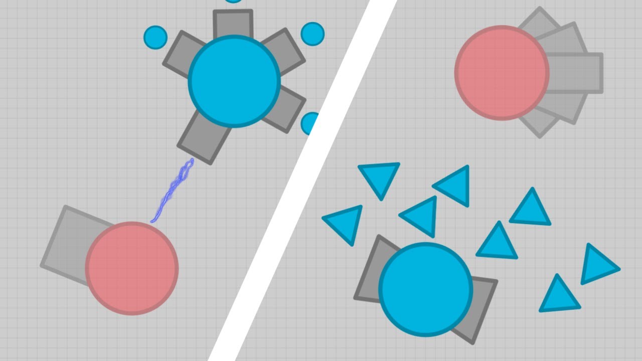 Fighter + Overseer Moments | Diep.io Mobile