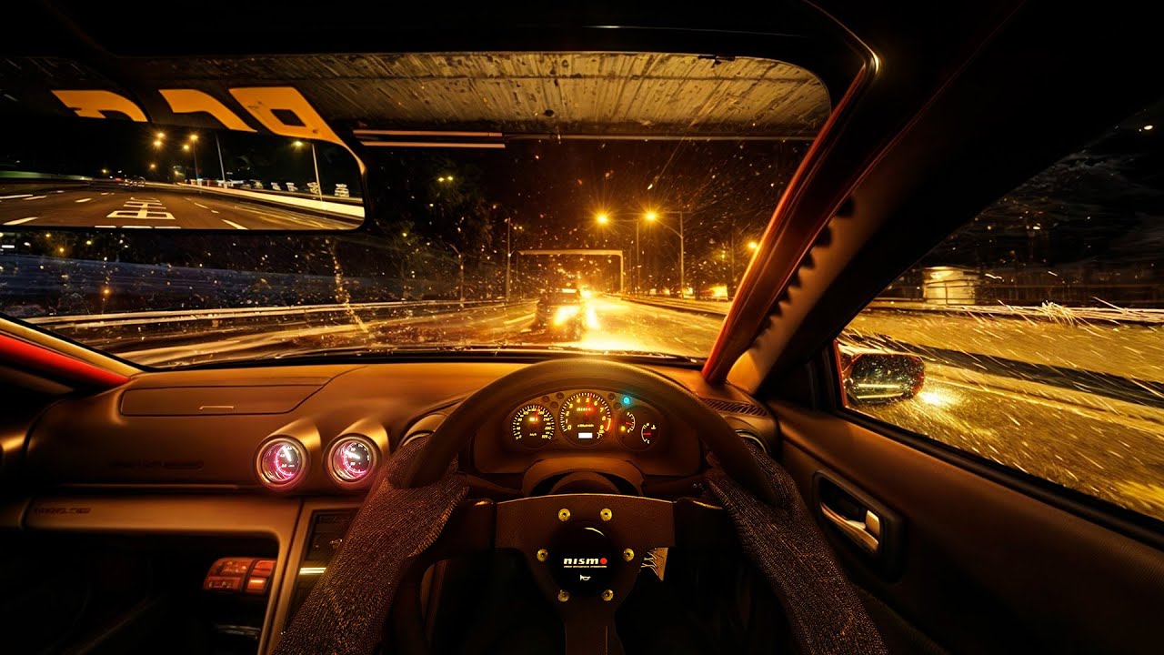 Atmospheric Phonk | Night Drive In Rain | Assetto corsa