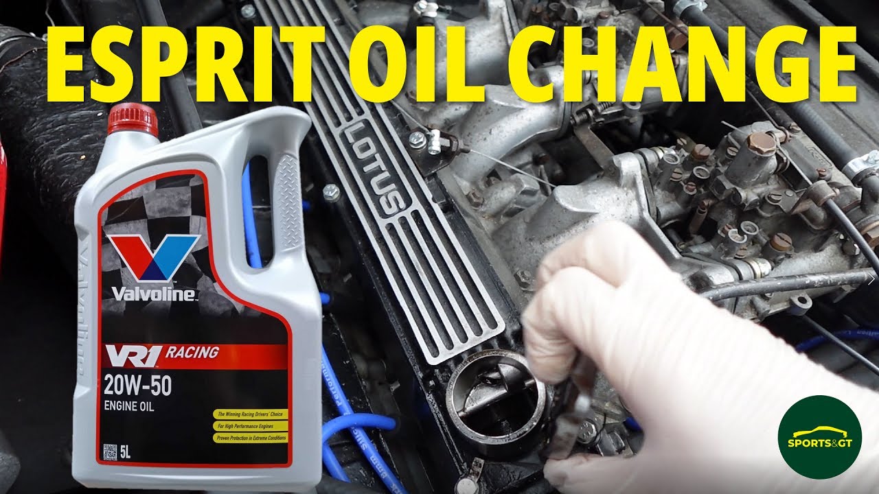 DIY Lotus Esprit Oil Change | Save Money, Do It Yourself