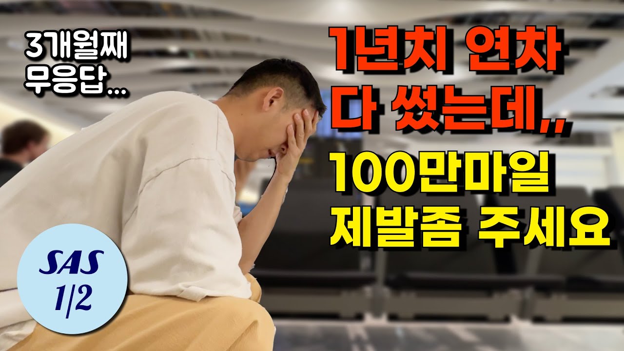 직장인 미쳐버리게 만드는 ㅂXX 항공사..... | 100만 마일 SAS런 전반부 몰아보기