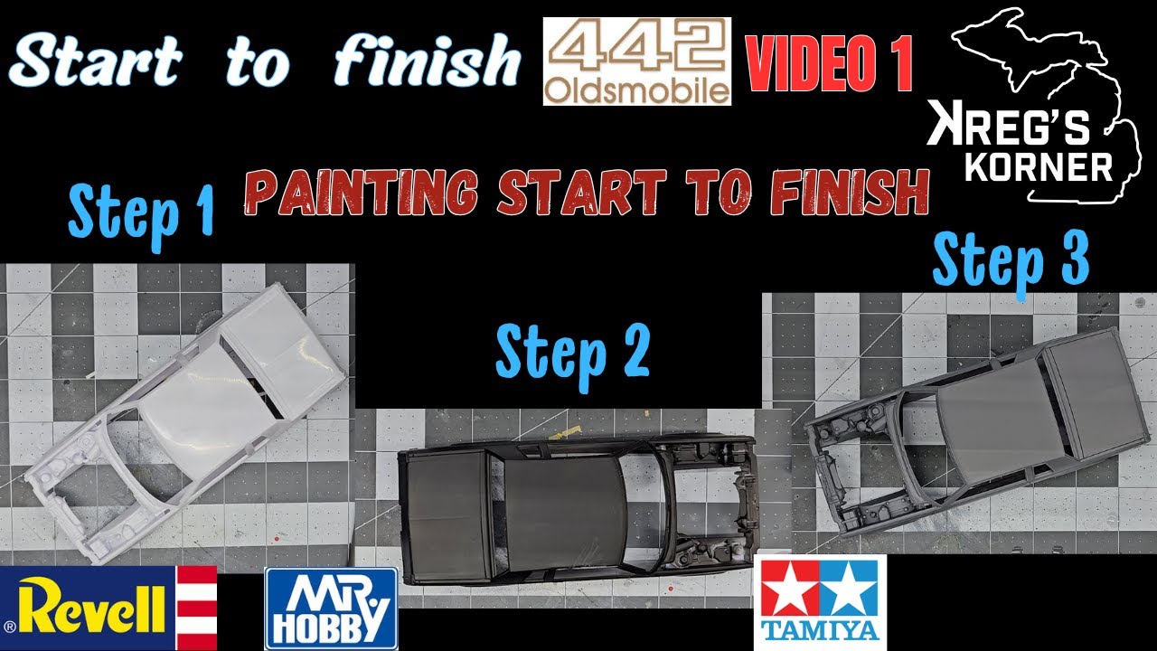 START TO FINISH TWO TONE AIRBRUSH PAINTING. VIDEO 1
