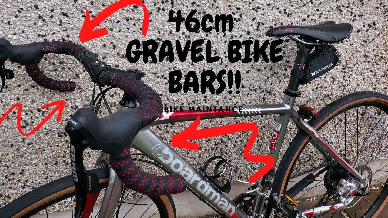 Budget Gravel Bike Upgrades New 46cm Ritchey Ergomax bars Bike maintenance