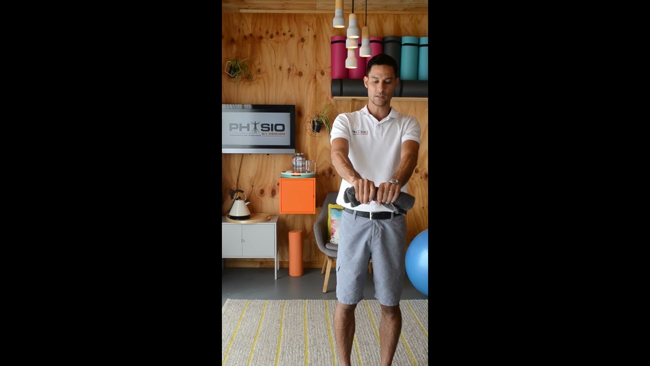 Wrist Strengthening - Wringing the towel