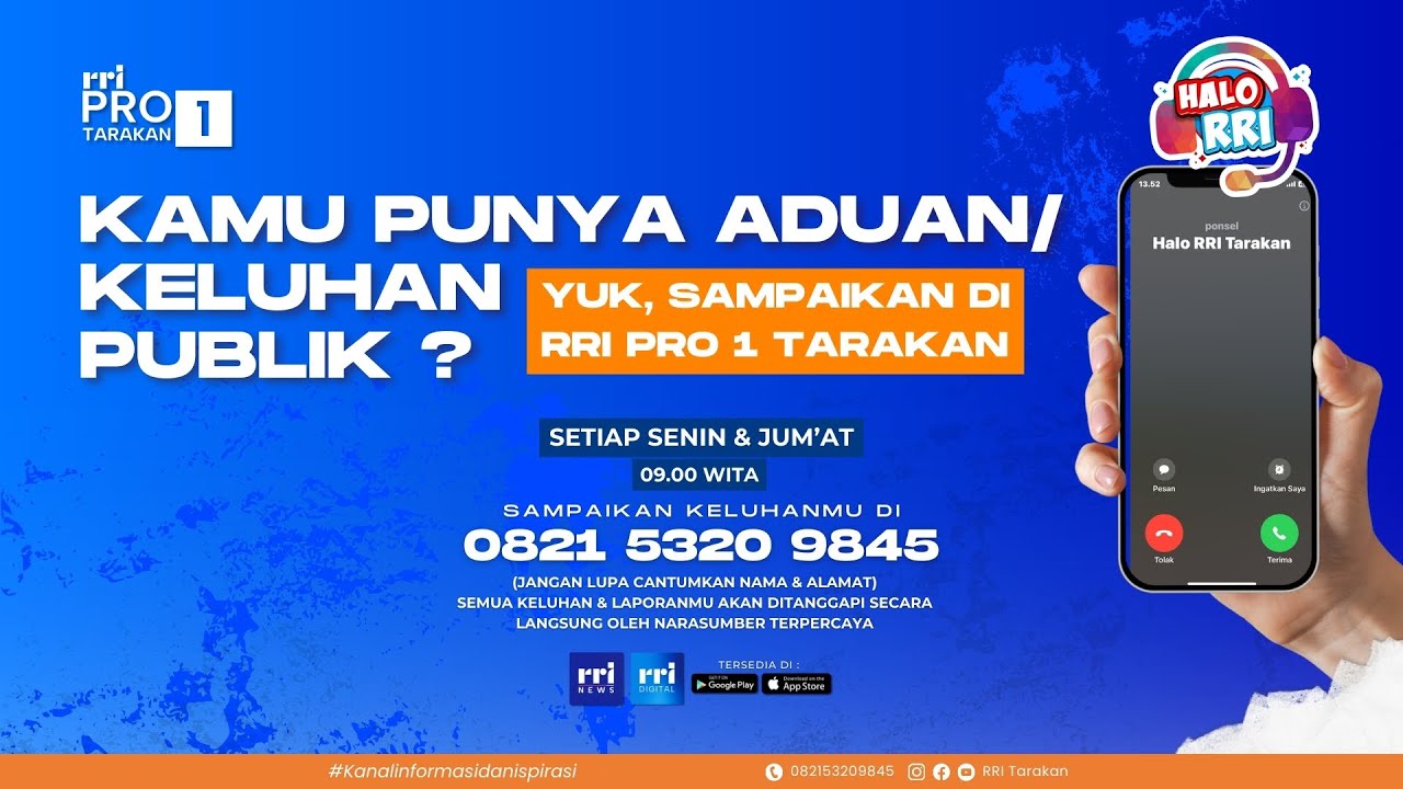 HALO RRI - SENIN, 9 FEBRUARI 2026