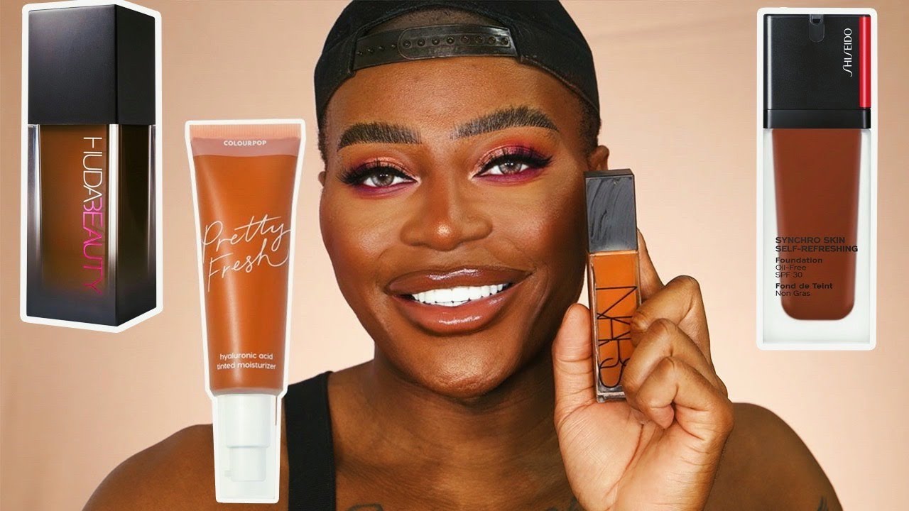 BEST FOUNDATIONS FOR DARK SKIN 2020! |ThePlasticboy