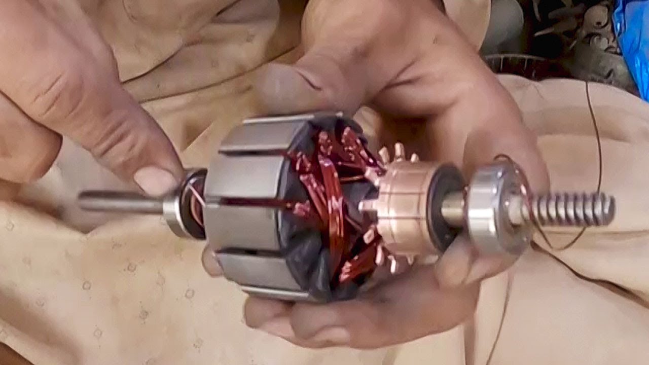 How to Rewind a DC Motor Armature