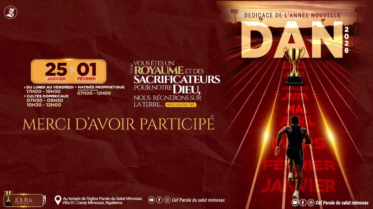 🔴[ 𝐋𝐈𝐕𝐄 𝐈] (𝐃.𝐀.𝐍) 𝐃𝐄𝐃𝐈𝐂𝐀𝐂𝐄 𝐃𝐄 𝐋'𝐀𝐍𝐍𝐄𝐄 𝐍𝐎𝐔𝐕𝐄𝐋𝐋𝐄