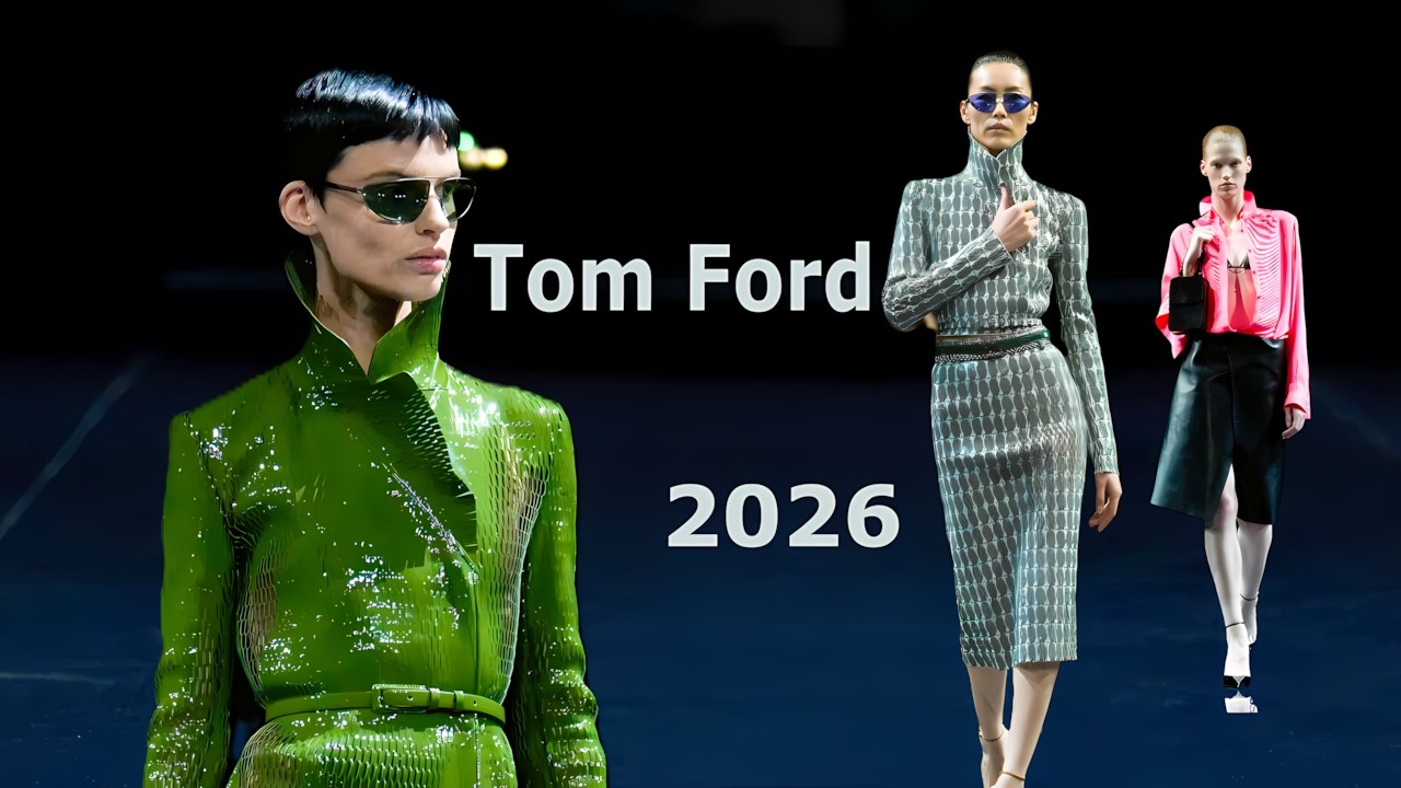 Tom Ford Мода весна-лето 2026 в Париже | Стильная одежда и аксессуары