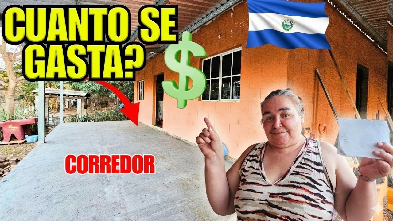 ¿Cuánto gasté en este corredor de 8x3? En mi casa de campo en El Salvador 