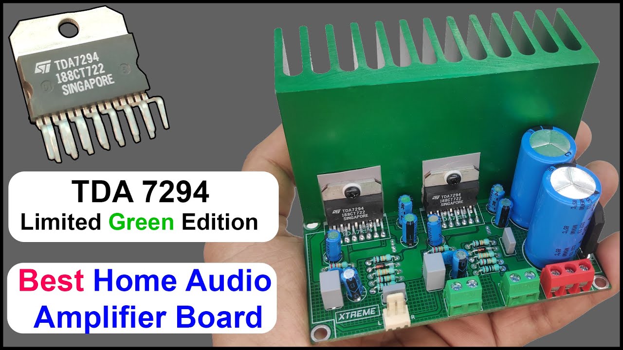 TDA7294 Limited Green Edition Amplifier Board 🟢 || Review&Details || हिंदी || IXA