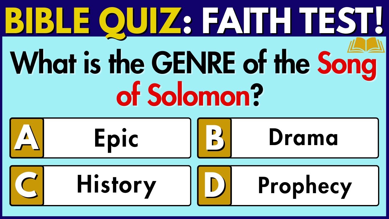 TEST YOUR FAITH Lore! The ULTIMATE Bible Quiz: Job & Ecclesiastes #biblequiz