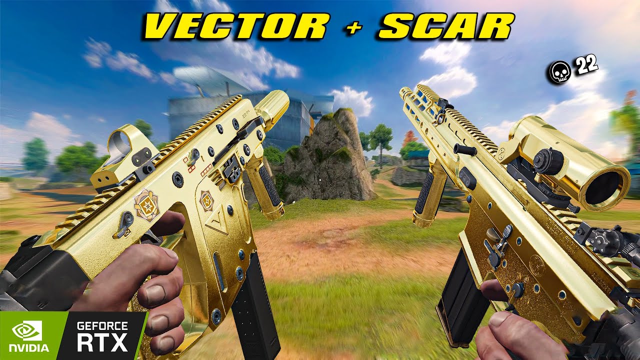 Vector + Scar 22 kill random squad Blood strike max graphic rtx 2060