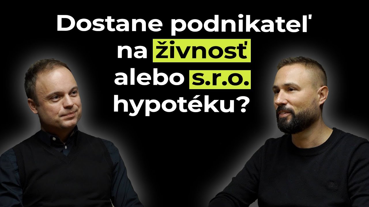 Dostane podnikateľ na živnosť alebo s.r.o. hypotéku? - Money Talk 6
