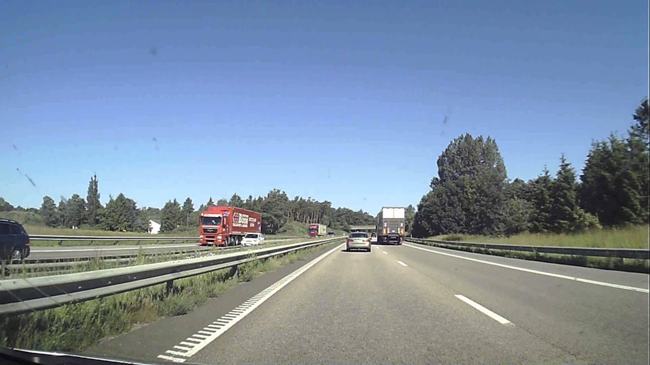 Steffan and I driving to Stockholm from Malmo