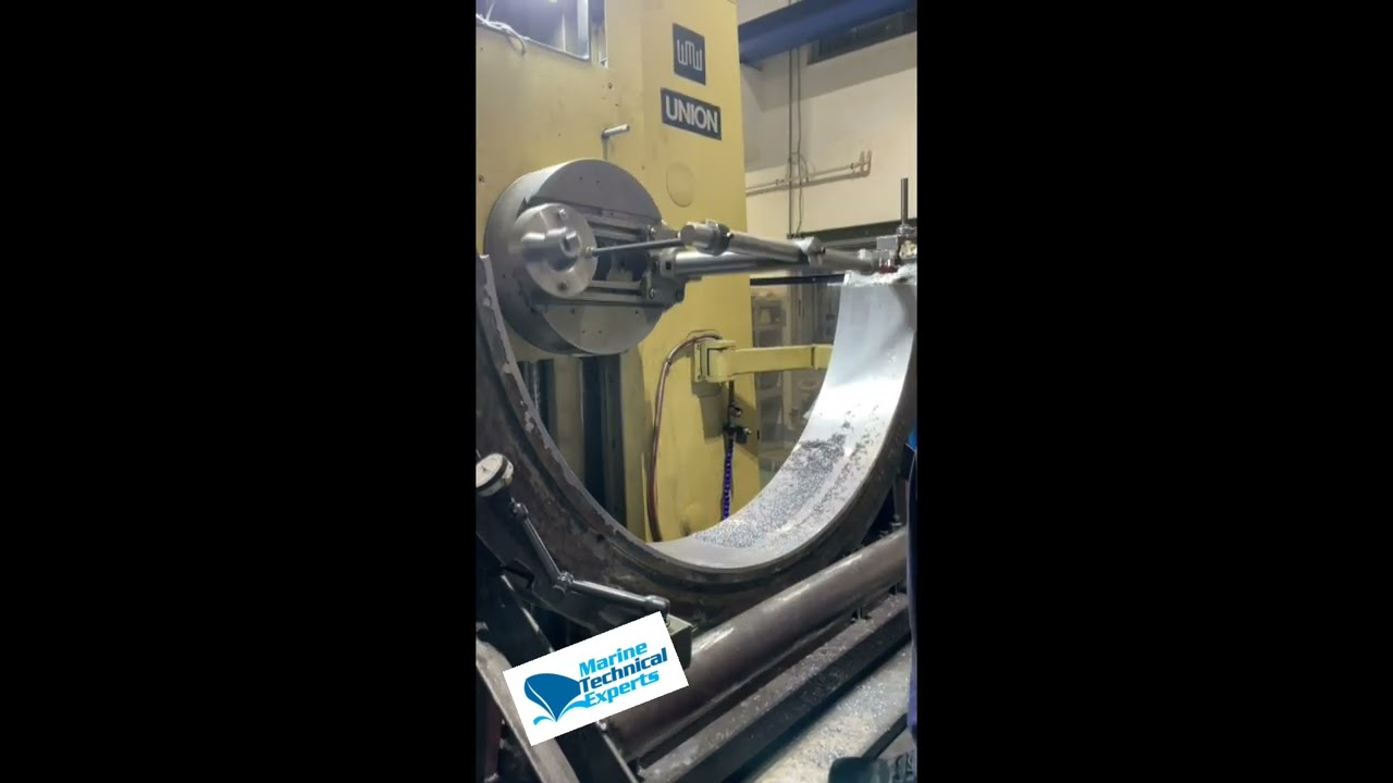 Marine Technical Experts - Bearing 1250mm diameter on boring mill machine