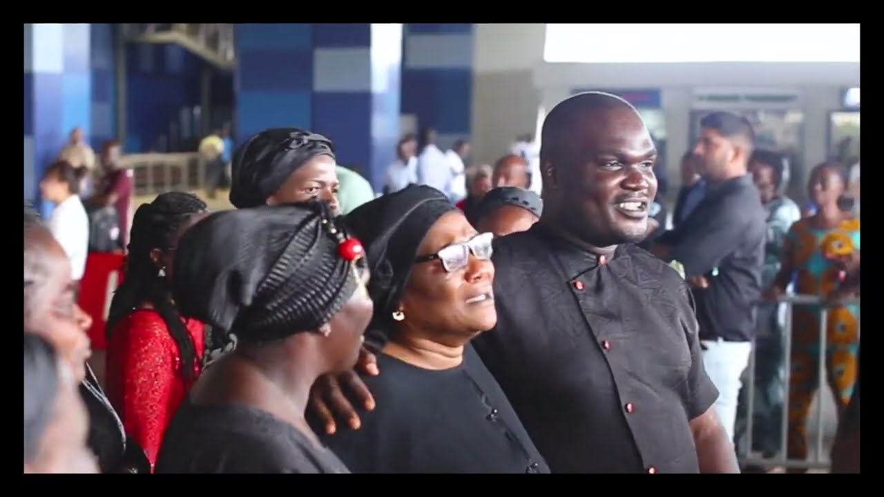 💔🖤The Late Apostle Samuel Appiah's Wife and Children arrives in Ghana.