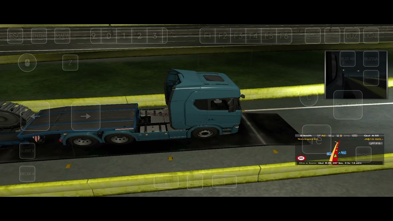 EURO TRUK SIMULADOR 2 JOGANDO NO CELULAR 📱📱