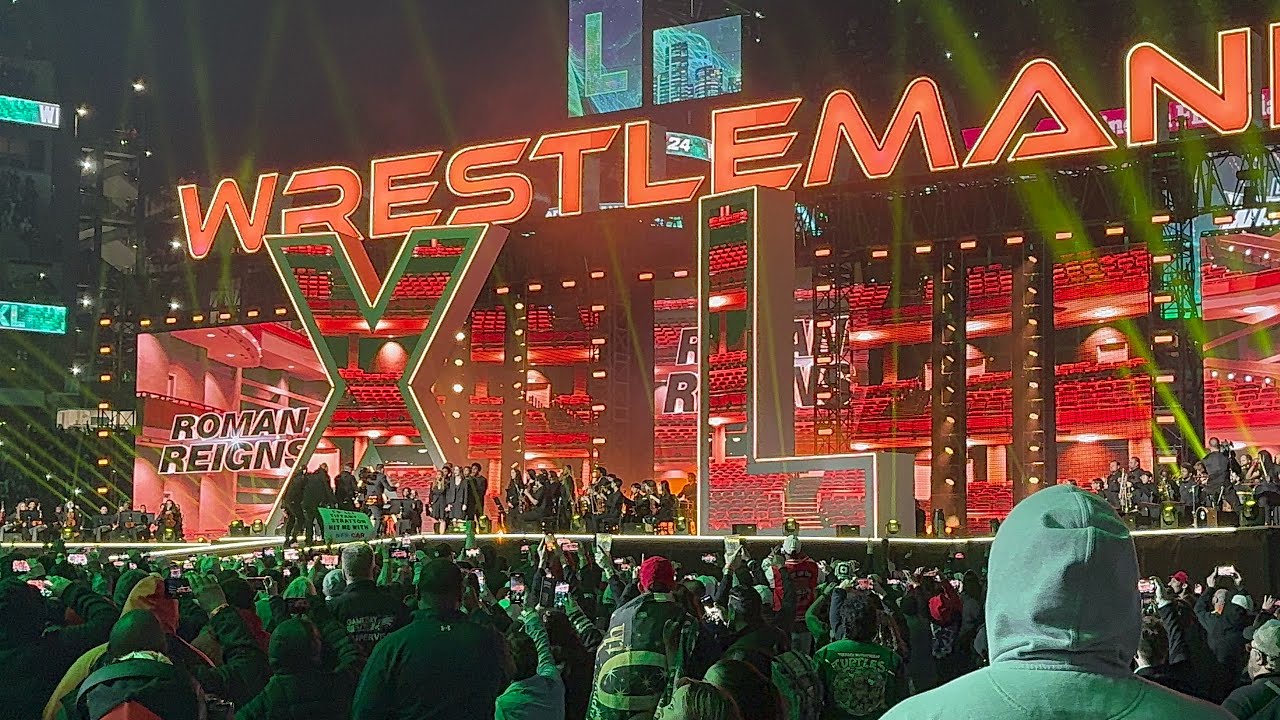 ROMAN REIGNS GRAND ENTRANCE - NIGHT 2 @ WRESTLEMANIA XL