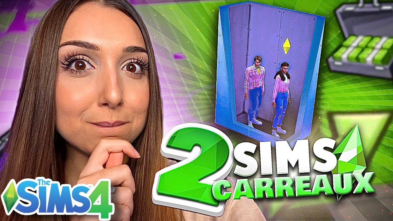 SURVIVRE AVEC 2 SIMS DANS 2 CARREAUX EN PARTANT DE RIEN ! 🤯 *challenge sims 4*