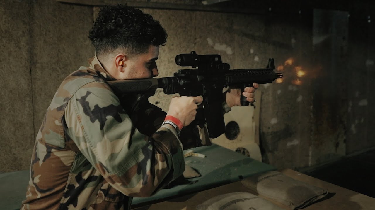 At the Range with @NamesNicco shooting Guns in Slow Motion