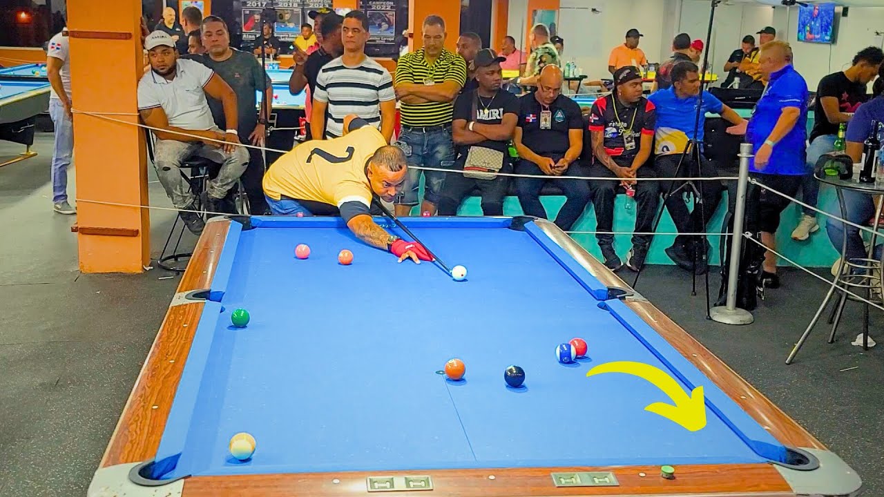 ¡Batalla épica en el Santo Domingo Open de Billar Bola 10: Rolón vs Arete en una carrera a 8 mesas!