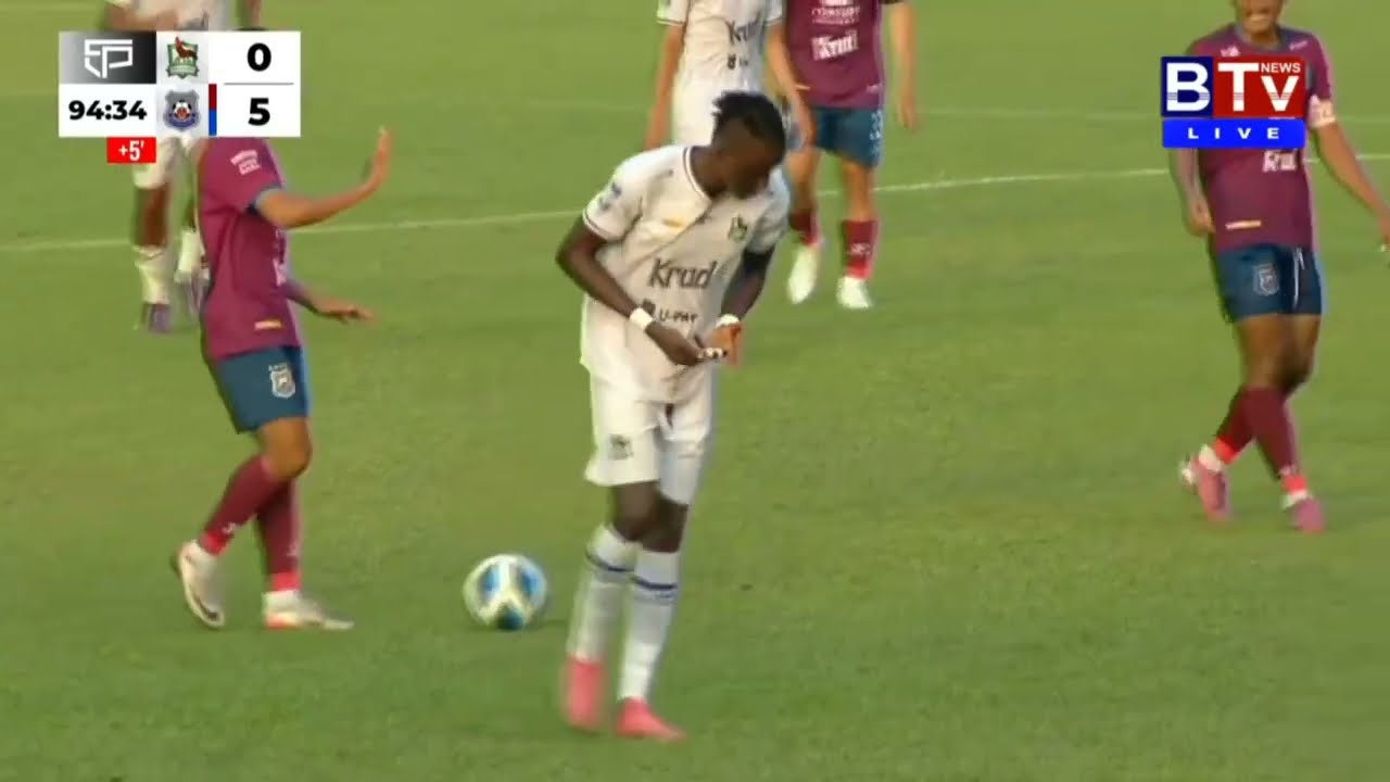 Abbey Agbodzie (62) Vs Svay Rieng FC• Abbey Defensive Skills Show In Kirivong Sok Sen Chey FC 