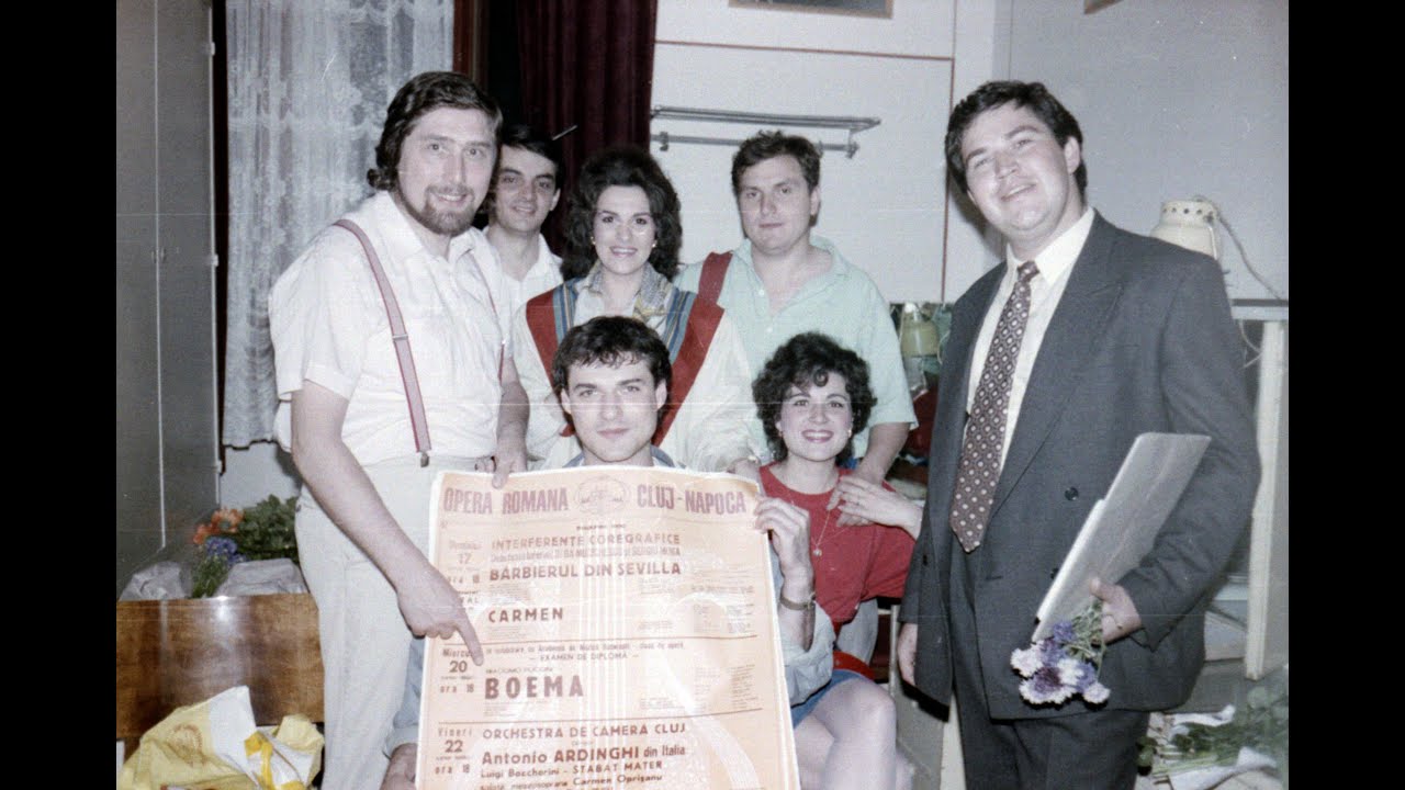 La bohème (Boema) with Angela Gheorghiu - Cluj 20 June 1990