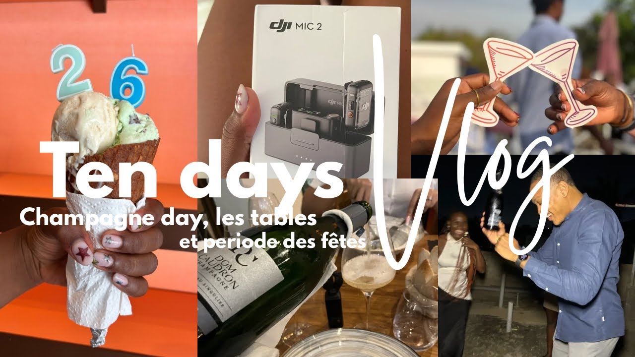 Mon 1er Vlog avec le DJI 🥰😂(ma periode des fêtes en tant qu’une fille dans la food 🥘)