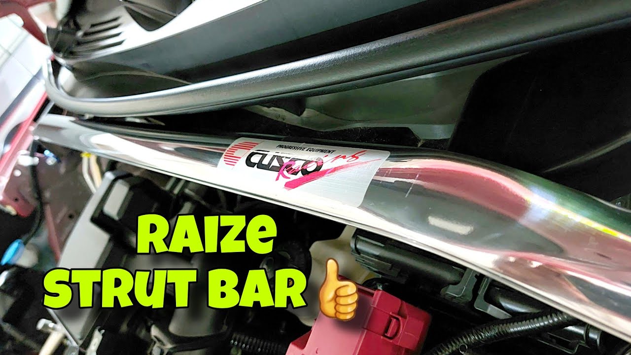 CUSCO FRONT STRUT BAR FOR TOYOTA RAIZE - UNBOX AND INSTALLATION