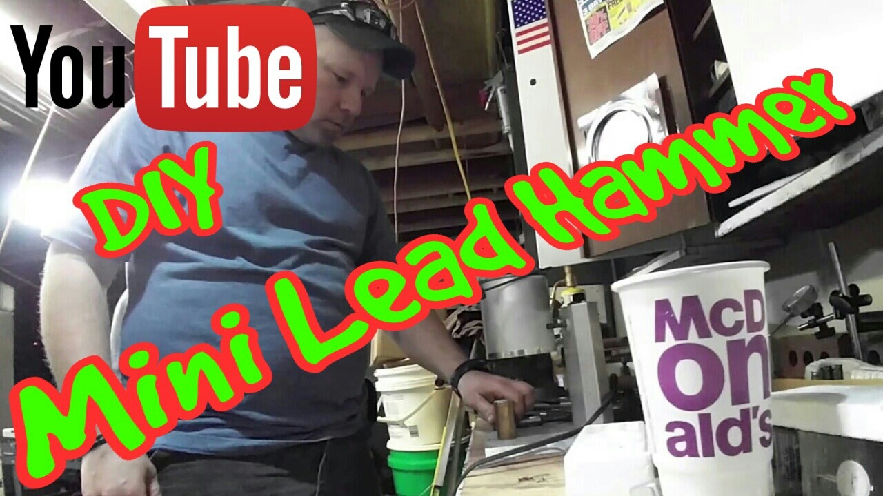 Making a mini lead hammer