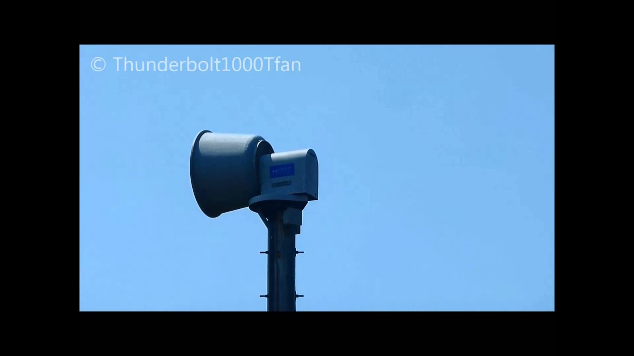 American Signal RM-127 Siren Test | 1 Minute Alert & Attack | Kettering, OH | 8/3/15
