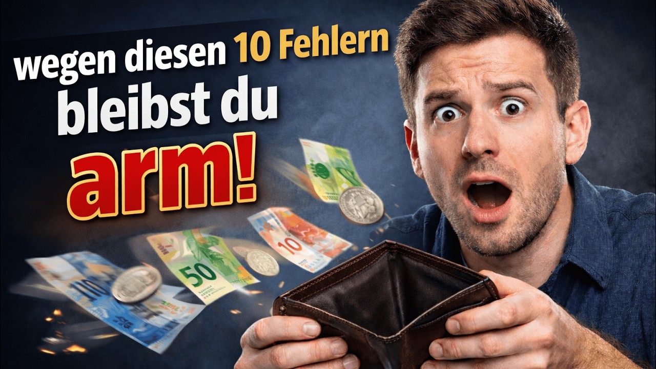 10 Geld-Fehler, die dich heimlich arm halten (Nr. 7 macht fast jeder!)