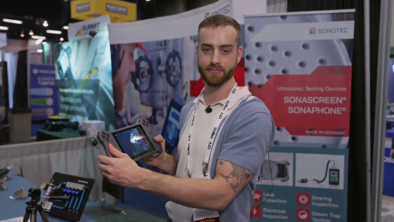 Sonotec New Product, Leak-Detecting Acoustic Camera, Best Practices 2024 EXPO & Conference