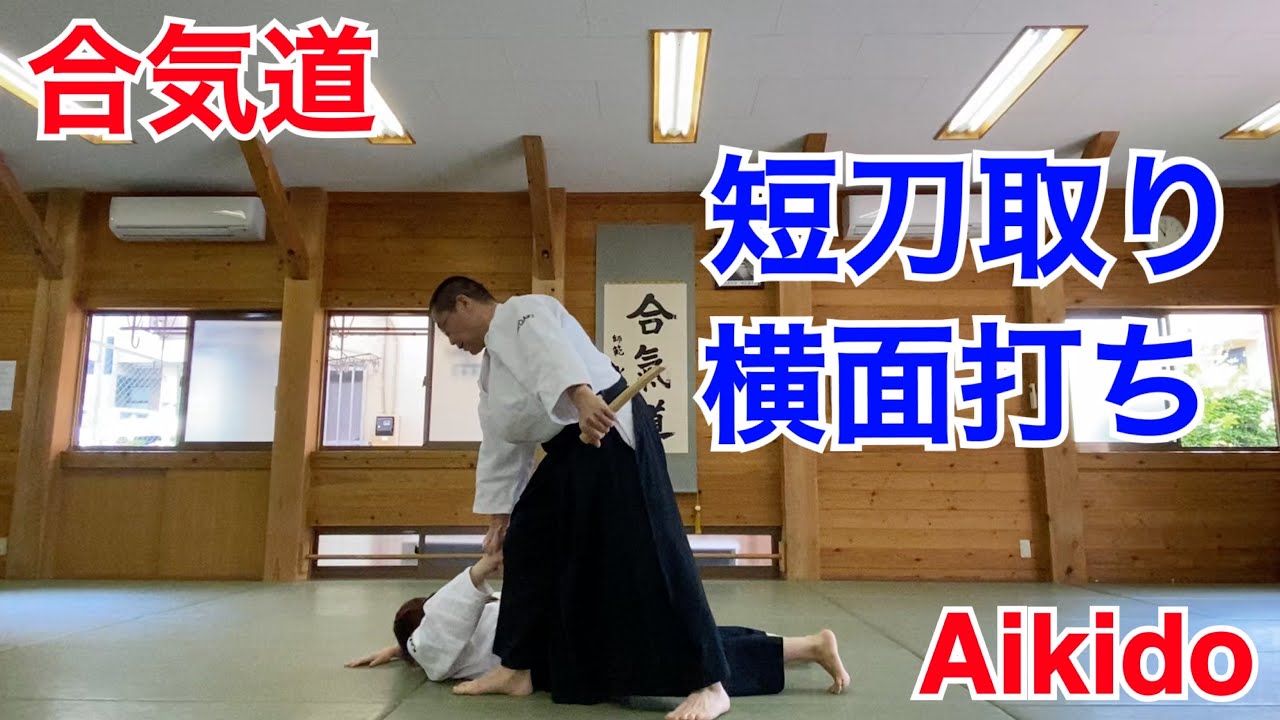 【Aikido】短刀取り横面打ちの稽古 / Tanto-dori Yokomen-uchi training