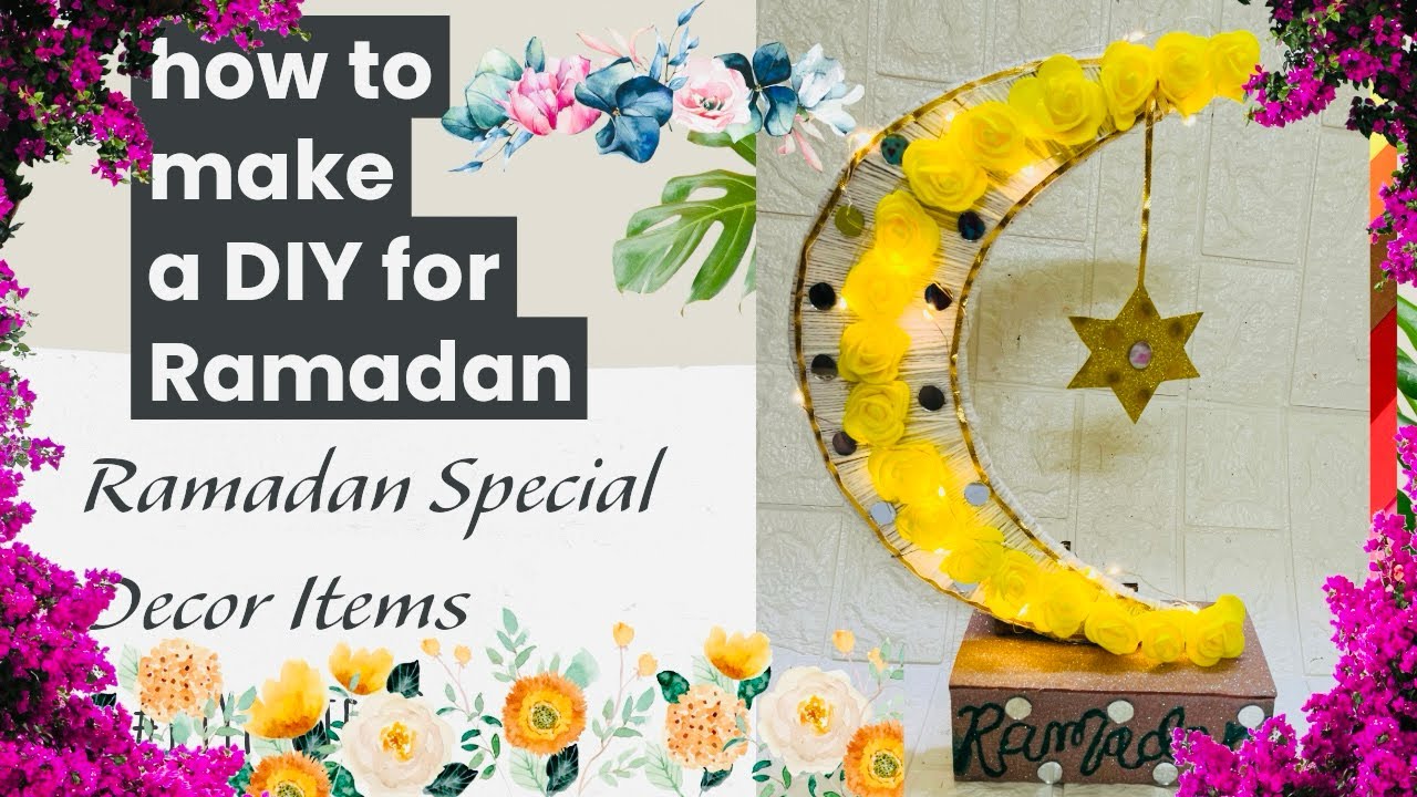 DIY Ramadan Decoration Ideas 🌙 | Easy Ramadan Decor #shorts #video #viralvideo #ramadan #craft #diy