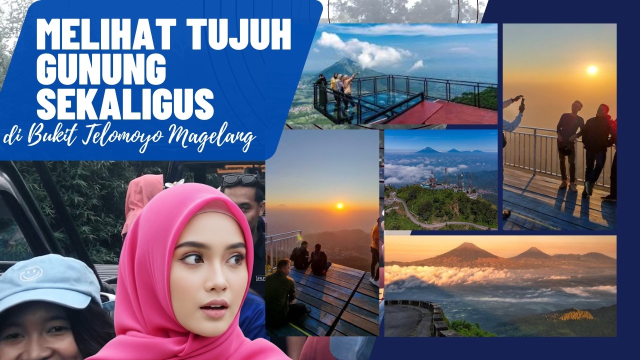 Dari Bukit Ini Kalau Beruntung Dapat Melihat 7 Gunung || Bukit Telomoyo Magelang