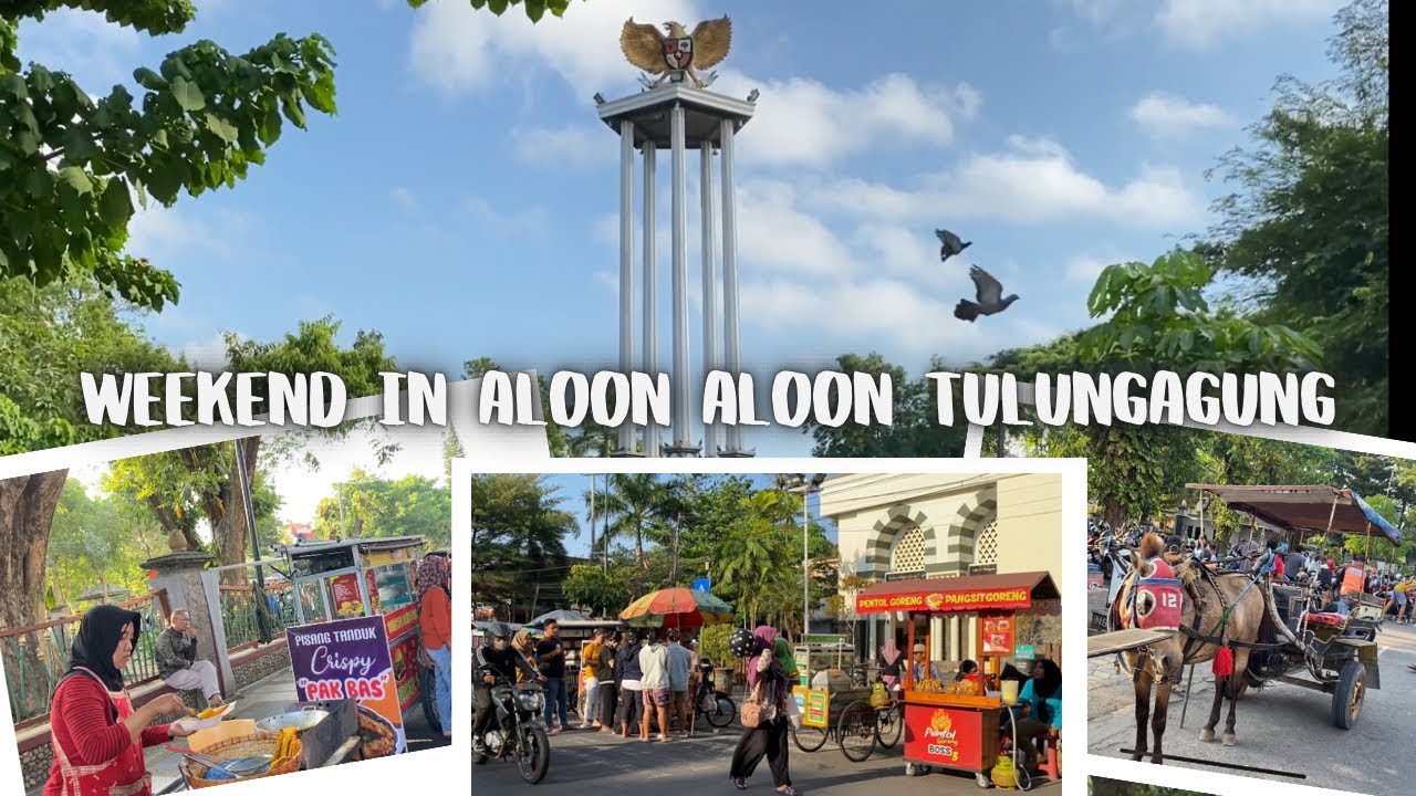 Weekend Street Food‼️ Aloon Aloon Tulungagung ✅